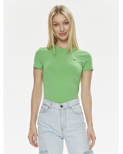 Lacoste T-Shirt Tf7218 Grün Slim Fit