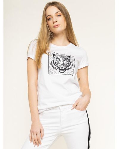 Silvian Heach T-Shirt Matam Pgp20676Ts Weiß Regular Fit