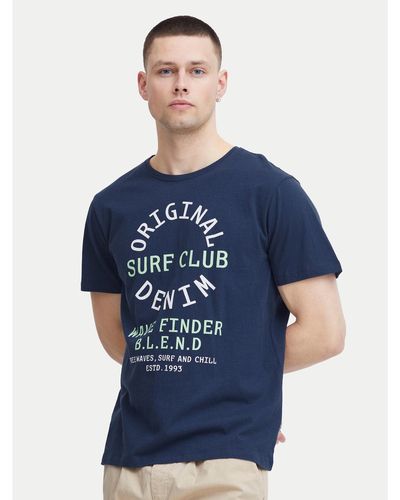 Blend 3Er-Set T-Shirts 20717426 Regular Fit - Blau