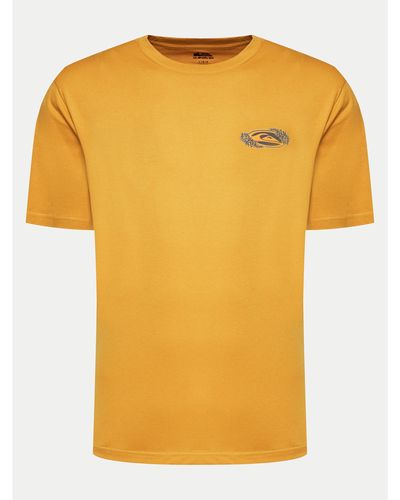 Quiksilver T-Shirt Tc Snap Eqyzt07672 Regular Fit - Gelb