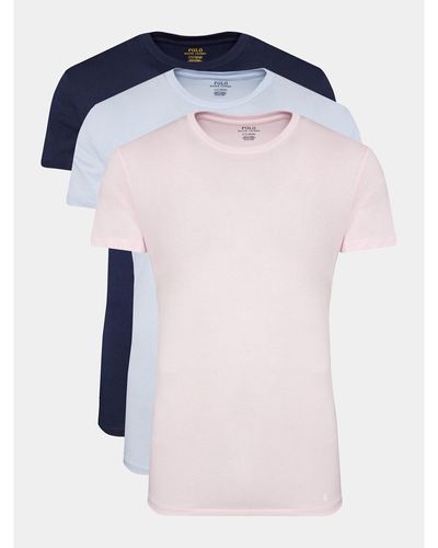 Polo Ralph Lauren 3Er-Set T-Shirts 714830304026 Regular Fit - Blau