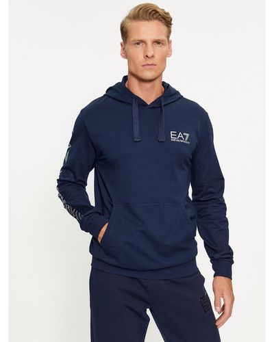 EA7 Sweatshirt 8Npm18 Pj05Z 1554 Regular Fit - Blau