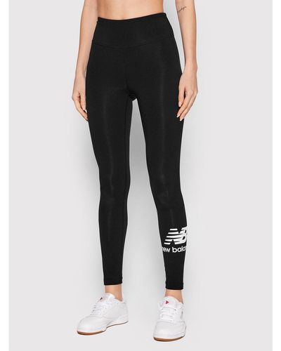 New Balance Leggings Wp21509 Fitted Fit - Schwarz