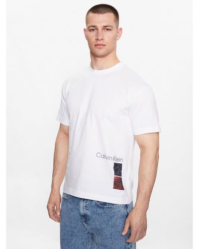Calvin Klein T-Shirt K10K111527 Weiß Regular Fit