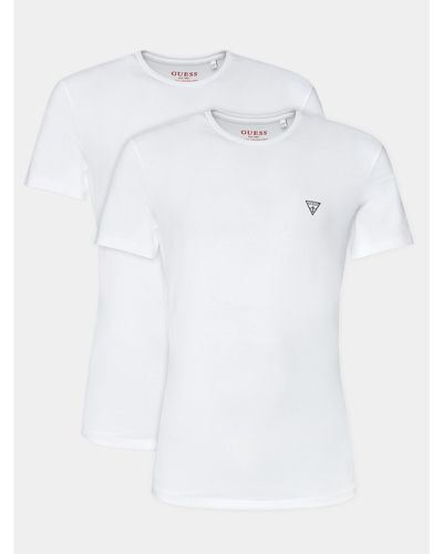Guess 2Er-Set T-Shirts U97G02 Kcd31 Weiß Regular Fit