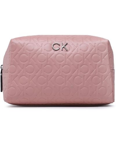 Calvin Klein Kosmetiktasche Re-Lock Cosmetic Pouch Em Mono K60K610261 - Pink