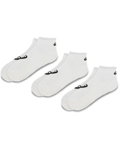 Asics 3Er-Set Niedrige -Socken 3Ppk Quarter Sock 155205 Weiß - Mettallic