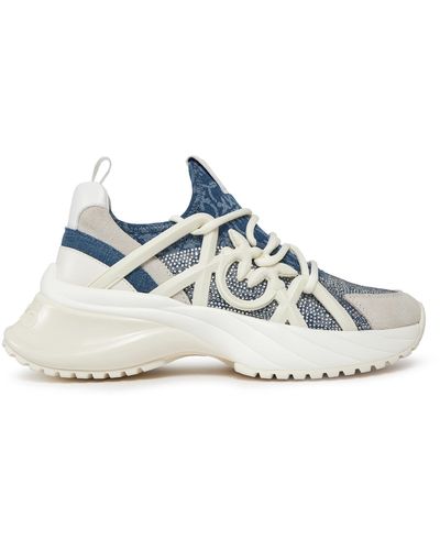 Pinko Sneakers ariel 01 ss0023 t013 white/denim h9q - Blau