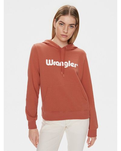 Wrangler Sweatshirt 112350336 Regular Fit - Rot