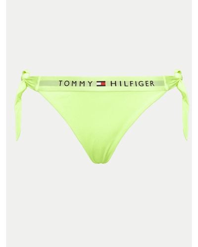 Tommy Hilfiger Bikini-Unterteil Uw0Uw04497 Grün - Gelb