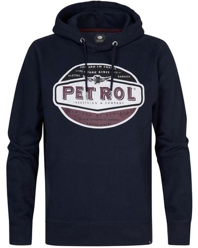 Petrol Industries Sweatshirt M-3030-Swh235 Regular Fit - Blau
