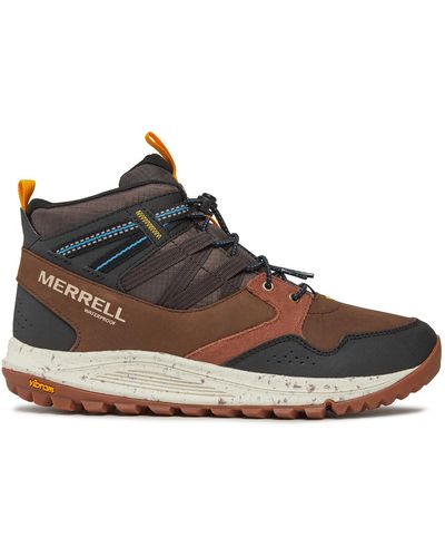 Merrell Trekkingschuhe Nova Sneaker Boot Bungee Mid Wp J067111 - Braun