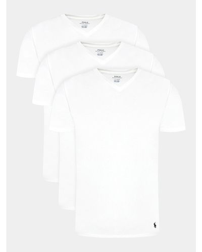 Polo Ralph Lauren 3Er-Set T-Shirts 714936903001 Weiß Slim Fit