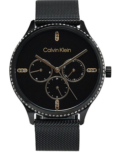Calvin Klein Uhr Dress 25200369 - Schwarz