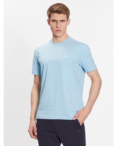 BOSS T-Shirt 50475828 Regular Fit - Blau
