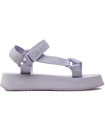 Calvin Klein Sandalen Sandal Velcro Webbing - Lila