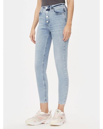 Calvin Klein Jeans J20J222145 Super Skinny Fit - Blau