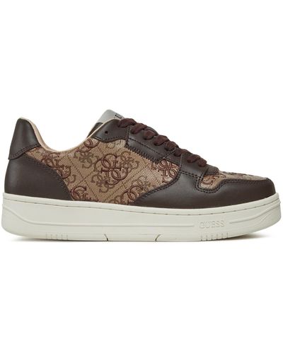 Guess Sneakers Fm8Ang Lea12 - Braun