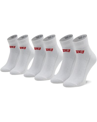 Levi's 3Er-Set Hohe -Socken 903051-001 Weiß