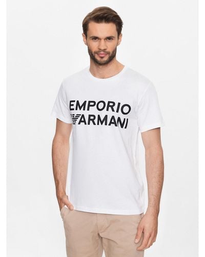 Emporio Armani T-Shirt 211831 3R479 00010 Weiß Regular Fit