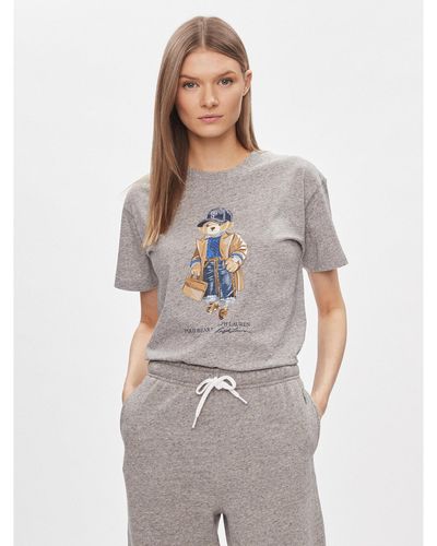Polo Ralph Lauren T-Shirt 211910160001 Regular Fit - Grau