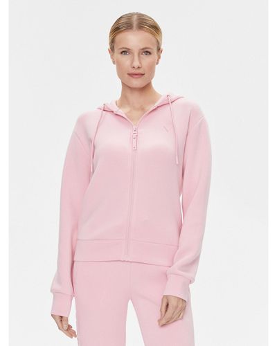 Guess Sweatshirt Allie V3Rq11 K7Uw2 Regular Fit - Pink