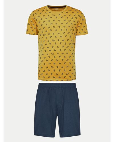 Henderson Pyjama Clue 41288 Regular Fit - Blau
