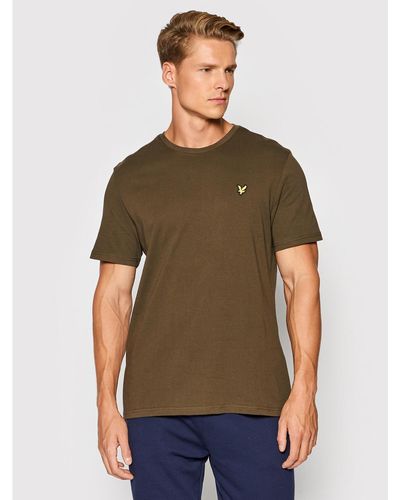 Lyle & Scott T-Shirt Plain Ts400Vog Grün Regular Fit