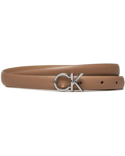 Calvin Klein Damengürtel Ck Thin Belt 1.5Cm K60K612360 - Braun