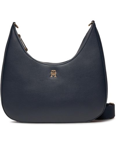 Tommy Hilfiger Handtasche Th Essential Sc Crossover Corp Aw0Aw16088 - Blau