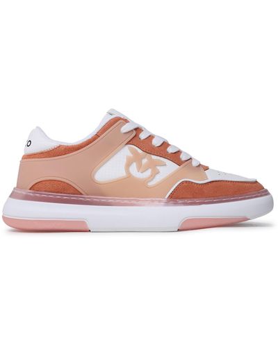 Pinko Sneakers Ginette Pe 23 Blks1 100880 A0Ri Weiß - Pink