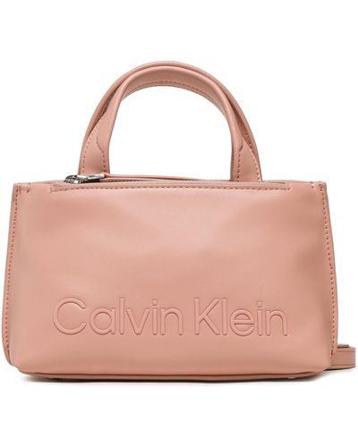Calvin Klein Handtasche set mini tote k60k610167 gbi - Pink