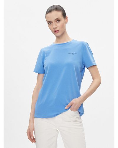 Tommy Hilfiger T-Shirt 1985 Ww0Ww37877 Regular Fit - Blau