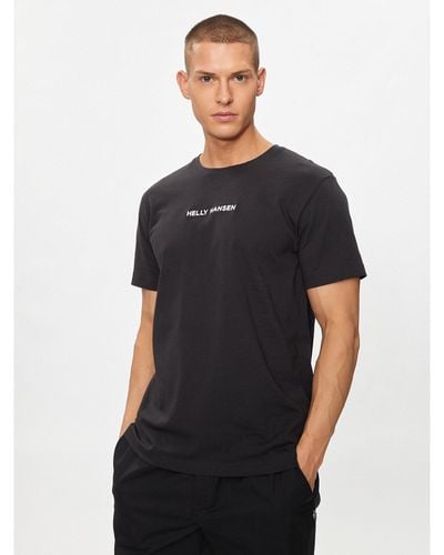 Helly Hansen T-Shirt Core T-Shirt 53532 Regular Fit - Schwarz