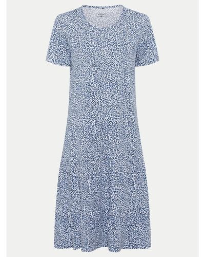Olsen Kleid Für Den Alltag 13001781 Regular Fit - Blau