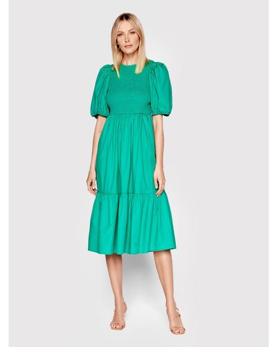 ONLY Kleid Für Den Alltag Lesley 15256514 Grün Regular Fit
