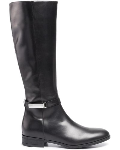 BOSS Klassische stiefel jean strap boot-c 50419010 10212362 01 black 001 - Schwarz