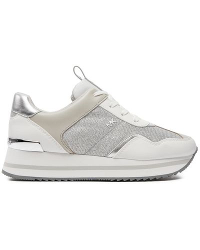 MICHAEL Michael Kors Sneakers raina trainer 43s4rnfsbd aluminum mlt - Weiß