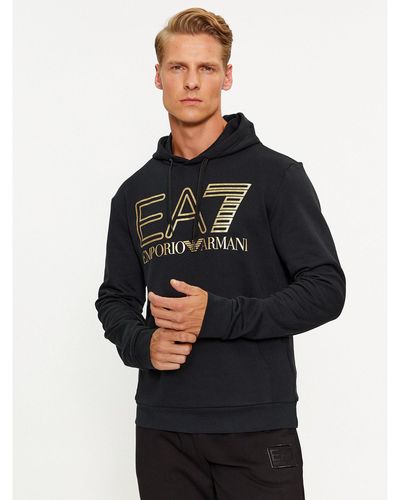 EA7 Sweatshirt 6Rpm09 Pjshz 0208 Regular Fit - Schwarz
