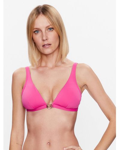 MICHAEL Michael Kors Bikini-Oberteil Iconic Solids Mm7M509 - Pink