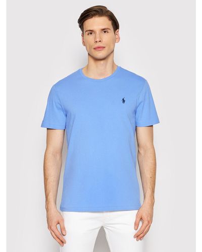 Polo Ralph Lauren T-Shirt 710671438230 Custom Slim Fit - Blau