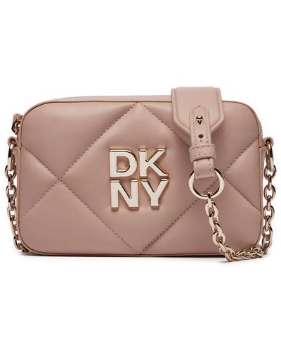 DKNY Handtasche red hook camera bag r41ebb85 nude nud - Pink