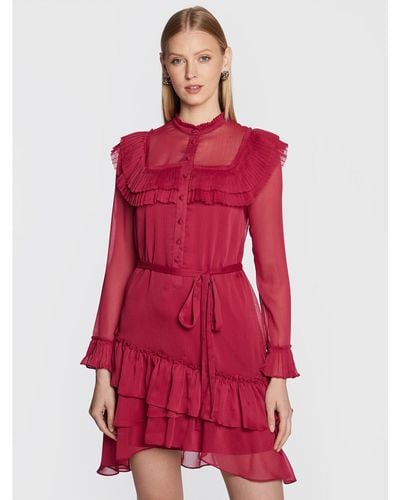 Ted Baker Kleid Für Den Alltag Anastai 265572 Regular Fit - Rot