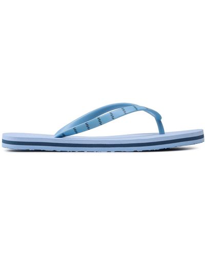 Tommy Hilfiger Zehentrenner essential beach sandal fw0fw07141 vessel blue c1z - Blau
