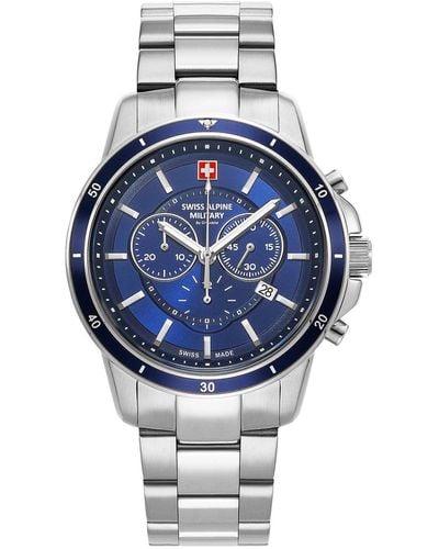 Swiss Alpine Military Uhr Douglas 7089.9135 - Blau