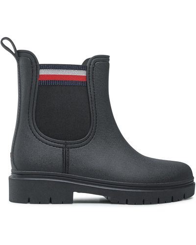 Tommy Hilfiger Gummistiefel Ankle Elastic Fw0Fw06774 - Braun