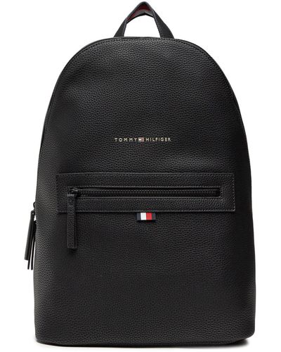 Tommy Hilfiger Rucksack Essential Pu Backpack Am0Am09503 Bds - Schwarz