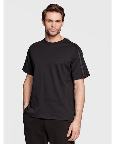 Calvin Klein T-Shirt Logo Tape K10K110814 Regular Fit - Schwarz