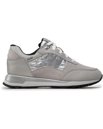 Geox Sneakers d new aneko b abx b d26lyb 085fu c1355 lt grey/silver - Grau