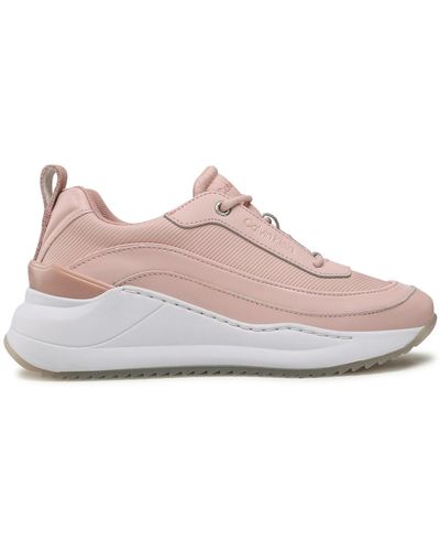 Calvin Klein Sneakers Internal Wedge Lace Up Hw0Hw01371 - Pink